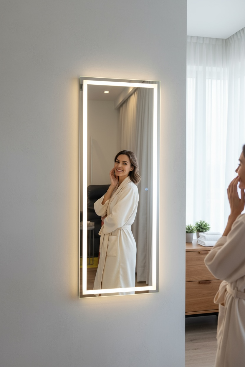 Illuminated D8 LED Dresser Mirror